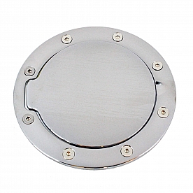 All Sales Fuel Door - Round Aluminum - 6044P