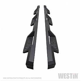 Westin Automotive Nerf Bar - Truck Wheel to Wheel Black Textured Powder Coated Steel Square - 56534775