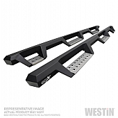 Westin Automotive Nerf Bar - Truck Wheel to Wheel Black Textured Powder Coated Stainless Steel Square - 565347752