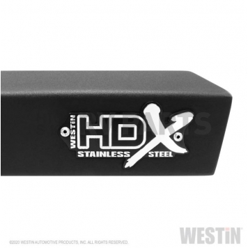 Westin Automotive Nerf Bar - Truck Wheel to Wheel Black Textured Powder Coated Stainless Steel Square - 565347752-2