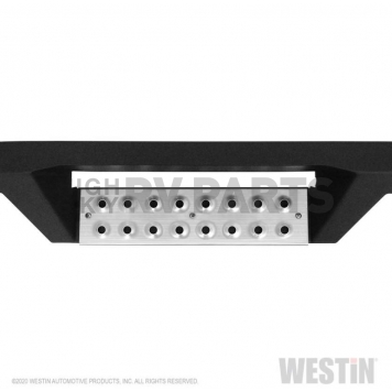 Westin Automotive Nerf Bar - Truck Wheel to Wheel Black Textured Powder Coated Stainless Steel Square - 565347752-4