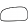 Help! By Dorman Exterior Mirror Glass Rectangular Power Single - 56654