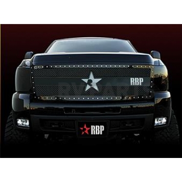 RBP (Rolling Big Power) Grille - Mesh With Studded Frame Black Steel - 951115