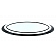 All Sales Emblem - Ford Oval Step Style Silver Aluminum - 50904