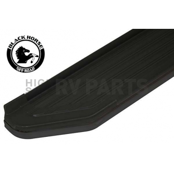 Black Horse Offroad Running Board Aluminum Stationary Black - PRHOPIBK16-2