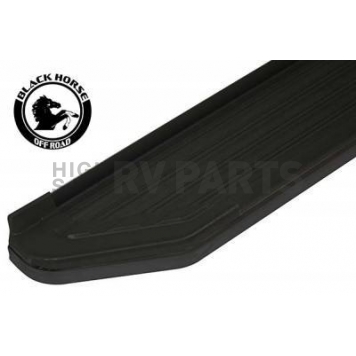 Black Horse Offroad Running Board Aluminum Stationary Black - PRHY169BK-2