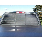 Astra/Hammond Window Louver Rear Window ABS Plastic Black - 8061
