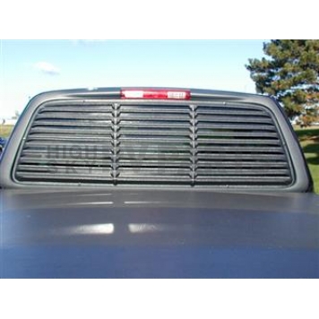Astra/Hammond Window Louver Rear Window ABS Plastic Black - 8061