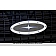 All Sales Emblem - Ford Oval Race Style With Cross Insert Silver Aluminum - 50907
