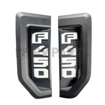 Recon Accessories Emblem - F-450 Passenger and Driver Front Quarter Panel - 264485BK