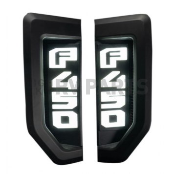 Recon Accessories Emblem - F-450 Passenger and Driver Front Quarter Panel - 264485BK-1