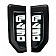 Recon Accessories Emblem - F-450 Passenger and Driver Front Quarter Panel - 264485BK