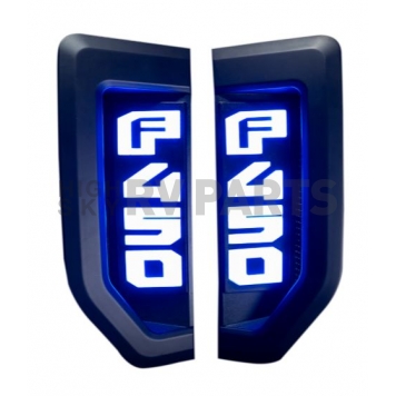 Recon Accessories Emblem - F-450 Passenger and Driver Front Quarter Panel - 264485BK-3