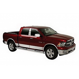 Putco Rocker Panel Molding - Polished Stainless Steel Silver Set of 12 - 9751417