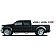 N-Fab Nerf Bar - Truck Wheel to Wheel Black Gloss Powder Coated Steel Round - C17105CC