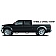 N-Fab Nerf Bar - Truck Wheel to Wheel Black Matte Textured Powder Coated Steel Round - C17105CCTX