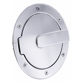 All Sales Fuel Door - Round Aluminum - 6070P