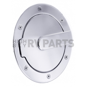 All Sales Fuel Door - Round Aluminum - 6070P