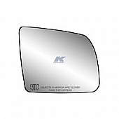 K-Source Exterior Mirror Glass Rectangular Power Single - 30246