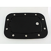 All Sales Fuel Door - Square Aluminum - 6058GKL