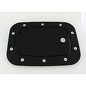 All Sales Fuel Door - Square Aluminum - 6058GKL