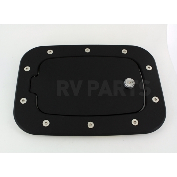 All Sales Fuel Door - Square Aluminum - 6058GKL