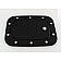 All Sales Fuel Door - Square Aluminum - 6058GKL