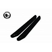 Black Horse Offroad Running Board Aluminum Stationary Black - PRTYRABK