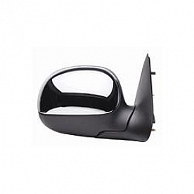 K-Source Exterior Mirror Manual OEM Silver Single - 61135F