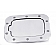 All Sales Fuel Door - Square Aluminum - 6058C