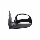 K-Source Exterior Mirror Manual OEM Silver Single - 61136F