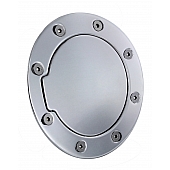 All Sales Fuel Door - Round Aluminum - 6055P