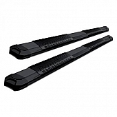 Black Horse Offroad Running Board Stainless Steel Stationary Black - RNJEG179BK
