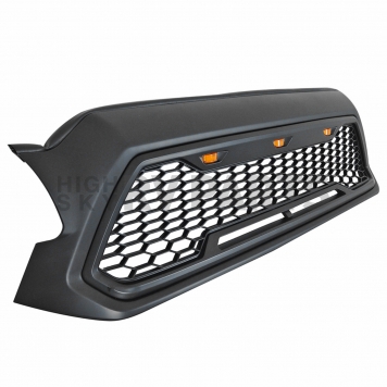 Paramount Automotive Grille - Matte Black ABS Plastic - 410201MB-1