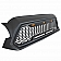 Paramount Automotive Grille - Matte Black ABS Plastic - 410201MB