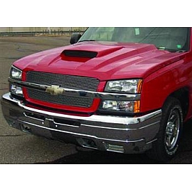 Reflexxion Hood - Ram Air Bare Galvanneal Steel Silver - 707603