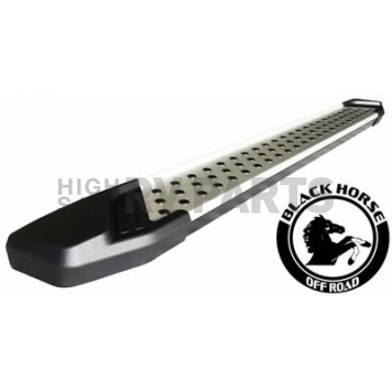 Black Horse Offroad Running Board Aluminum Silver - VOF576
