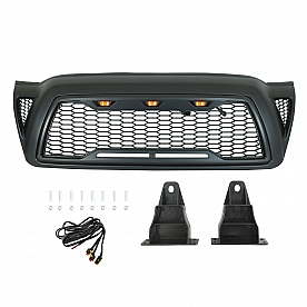 Paramount Automotive Grille - Matte Black ABS Plastic - 410202MB