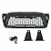 Paramount Automotive Grille - Matte Black ABS Plastic - 410202MB
