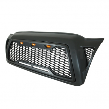 Paramount Automotive Grille - Matte Black ABS Plastic - 410202MB-3