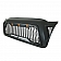 Paramount Automotive Grille - Matte Black ABS Plastic - 410202MB