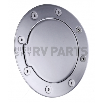 All Sales Fuel Door - Round Aluminum - 6055C