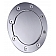 All Sales Fuel Door - Round Aluminum - 6055C