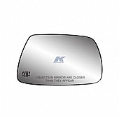 K-Source Exterior Mirror Glass Rectangular Power Single - 30265