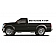 N-Fab Nerf Bar - Truck Wheel to Wheel Black Gloss Textured Powder Coated Steel Round Tube - C1987RC4