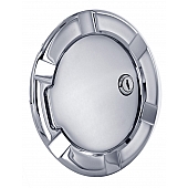 All Sales Fuel Door - Round Aluminum - 6900CL