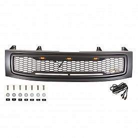 Paramount Automotive Grille - Matte Black ABS Plastic - 410203MB