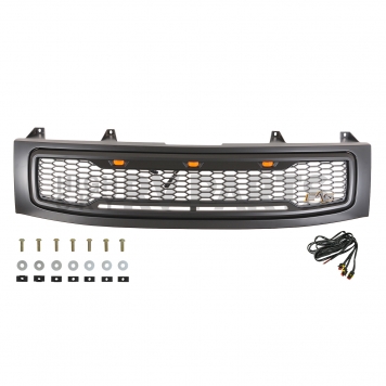 Paramount Automotive Grille - Matte Black ABS Plastic - 410203MB