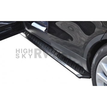 Romik USA Running Board Polished Aluminum Stationary - 32014418-1