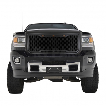 Paramount Automotive Grille - Matte Black ABS Plastic - 410204MB-3